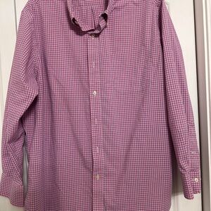 Ralph Lauren Men's Pink Plaid Button Down Shirt